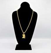 18 Kt Gold Plated Eagle Pendant And Chain