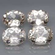 Glittering 9.19ct platinum champagne Topaz set