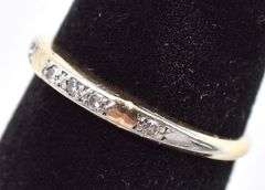 Amazing 14K Yellow Gold Diamond Ring