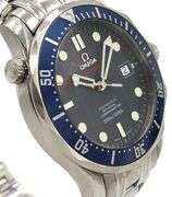 OMEGA Seamaster 29208091, 41mm, Blue Wave Dial, Stainless Steel W/ Box & Papers