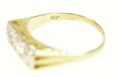 14K Yellow Gold 1.16 Ctw Old European Diamond Engagement Ring