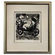 Le Berger et son troupeau by Chagall