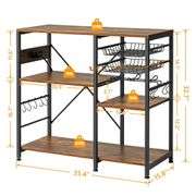 Multifunctional Microwave Stand and Kitchen Storage Shelf
