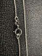 10k White Gold Solid Cable Chain Round Rolo Link 0.9mm Necklace 20"