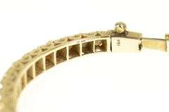 14K Yellow Gold Victorian Graduated Natural Opal Bangle Bracelet