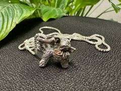 Sterling Silver Cocker Spaniel Dog Pendant Charm High Quality 925 3D Canine