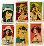 9 - 1920's Comic Strips Movie Stars Trade Cards