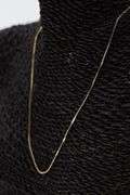 10k Yellow Gold Solid Box Link Chain 1mm Necklace 18"