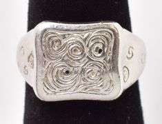 Sterling Silver Swirl Ring