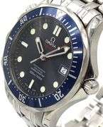 OMEGA Seamaster 29208091, 41mm, Blue Wave Dial, Stainless Steel W/ Box & Papers