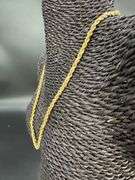 10k Yellow Gold-Hollow Diamond-Cut Rope Link Chain 4mm Necklace 20"