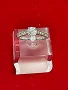 CERTIFIED BRAND NEW 14K WHITE GOLD DIAMOND ENGAGEMENT RING