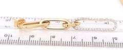 14kt Yellow gold diamond dangle earrings
