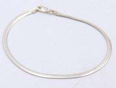 Group lot of vintage 925 sterling silver crystal, Pearl and Jade bracelets