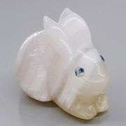 Gorgeous 36.99ct Agate bunny carving