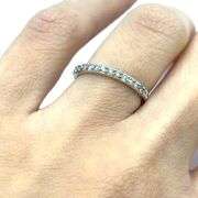 Wide V Shaped Diamond Necklace with Side Wings