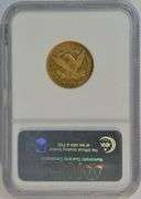 Scarce Near Mint 1873 (Closed 3) $5 Liberty Gold Piece. NGC AU55