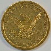 Very Scarce near Mint 1840 No Motto $5 Liberty Gold Piece