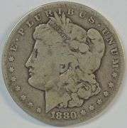 Scarce key date 1880-CC Morgan Silver Dollar