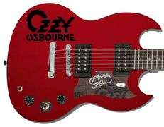 Ozzy Osbourne Signed Electric Guitar