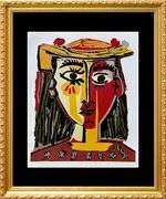 Collectible Pablo Picasso, Bust of a Woman with a Hat