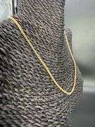10k Yellow Gold-Hollow Round Box Link Chain 2.3mm Necklace 24"