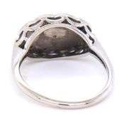 Vintage 14kt White gold 0.35ctw diamond ring