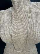 14k Gold Rose White Yellow Tri Color Solid Valentino Diamond-Cut Star Link Chain 2mm Necklace 16"