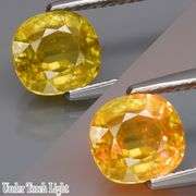 2.21ct rich golden Sphene with rainbow sparks