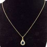 Mystical 14K Yellow Gold Diamond Evil Eye Protection Pendant Necklace