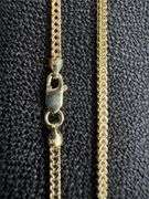 10k Yellow Gold-Hollow Franco Wheat Rope Chain 1.85mm Necklace 22"