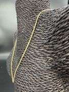 14k Yellow Gold Diamond-Cut Solid Rope Link Chain 1.9mm Necklace 20"