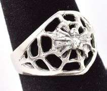 Sterling Silver Spider Ring
