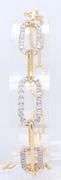 14kt Yellow gold diamond link bracelet