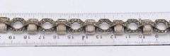 Vintage 925 sterling silver Marcasite link bracelet
