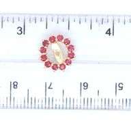14kt Yellow gold ruby circle jackets