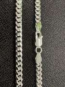 Sterling Silver Solid Miami Cuban Link Chain 4.2mm 925 Italy Heavy Curb Necklace 24" Inch