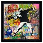 Banksy Thrower by Mr Brainwash