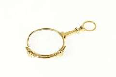 14K Yellow Gold Retractable Opera Glasses Ornate Steam Punk