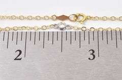 Sparkling 14K Yellow Gold Diamond Pendant Necklace