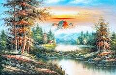 ONE OF A KIND BEAUTIFUL PAINTING ON CANVAS