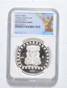 PF69 UCAM 1993 Mo Mexico Silver 5 Pesos Aztec Series Huehueteotl - NGC
