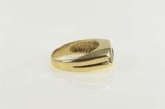 14K Yellow Gold 1.15 Ctw Natural Sapphire Diamond Statement Ring