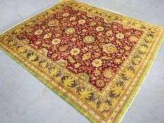 Handmade Large Indo Rug 11.4x14.4