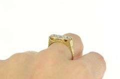 14K Yellow Gold 1.16 Ctw Old European Diamond Engagement Ring