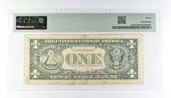 PMG 30 VF $1 1977A FRN Atlanta Fr#1910-F Gutter Fold Error