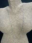 14k White Gold Solid Singapore Chain Rope Twisted Curb Link 1.1mm Necklace 18"