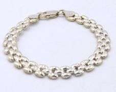 Group lot of vintage 925 sterling silver crystal, Pearl and Jade bracelets