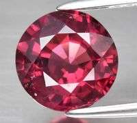 Dazzling 1.86ct cherry pink Rhodolite Garnet solitaire