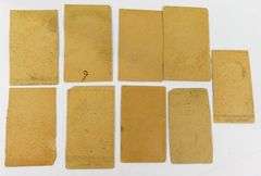 9 - 1920's Comic Strips Movie Stars Trade Cards